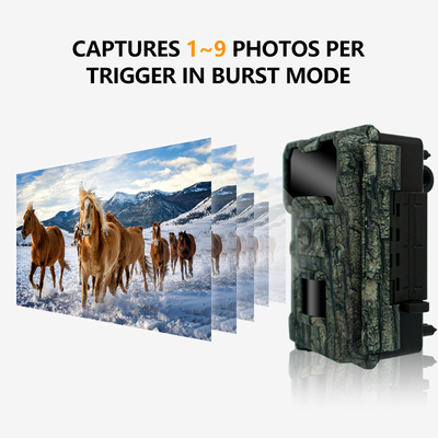 KW696 ngoài trời săn bắn động vật hoang dã camera ống kính kép 30MP không phát sáng đường mòn camera 1080p thị giác ban đêm 512G camera rừng hồng ngoại
