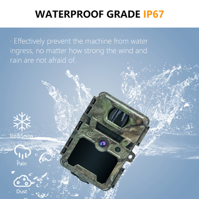 KW571 Nhà máy OEM ODM Mini Wildlife Scouting Timelapse Trail Camera IP67 No-Glow CMOS Sensor và SD Memory thị giác ban đêm
