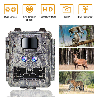 KW591 ngoài trời đường mòn săn bắn máy ảnh không phát sáng hai cảm biến 1080P FHD săn bắn máy ảnh đêm viison