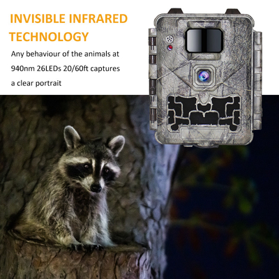 KW561 Trail Infra Cam Mini 30MP 0.25s Tốc độ 4K Độ phân giải video Bộ cảm biến CMOS chống nước SD Me