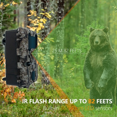 KW865 WIFI Camera ẩn ngoài trời Camera săn bắn không dây Trail Camera mà gửi hình ảnh cho bạn