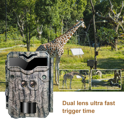 KW698A máy ảnh săn bắn đường mòn ống kính kép 2 cảm biến máy ảnh trinh sát 4K game camera thị giác ban đêm
