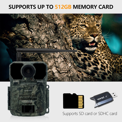 Camera thử nghiệm không dây 4G OEM / ODM KW895 30MP 0.25s tốc độ kích hoạt tích hợp trong thẻ SIM IP67