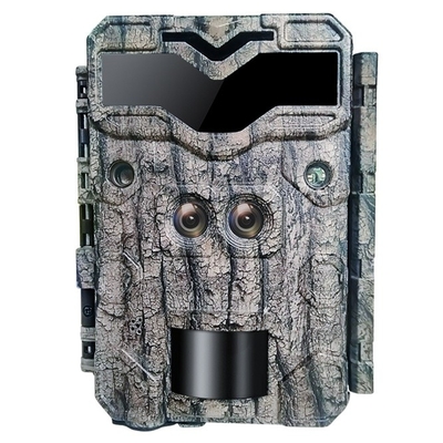 KW698A máy ảnh theo dõi săn bắn ống kính kép 2 cảm biến máy ảnh trinh sát 4K lên đến 512GB game camera thị giác ban đêm