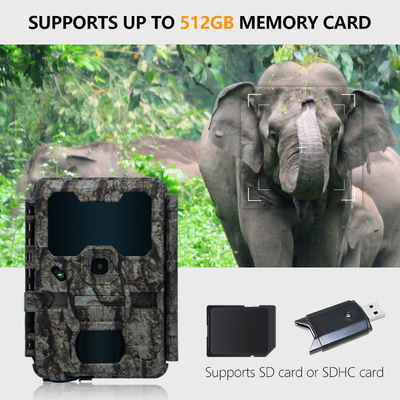 KW865 WIFI Camera ẩn ngoài trời Camera săn bắn không dây IP67 20MP lên đến 512GB Trail Camera