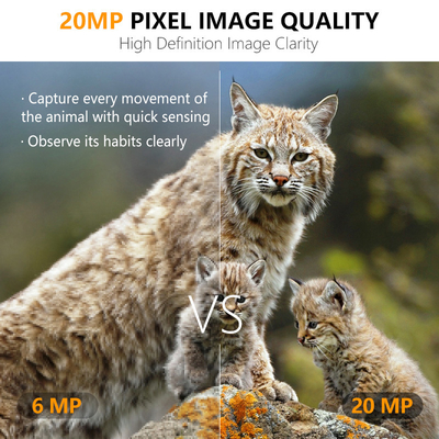 KW865 WIFI Camera ẩn ngoài trời Camera săn bắn không dây IP67 20MP lên đến 512GB Trail Camera