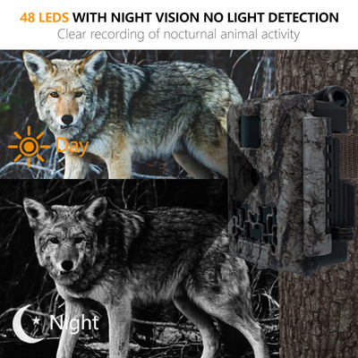 Camera Trail KW561 30MP 0.25s kích hoạt Tốc độ 4K độ phân giải video Không thấm nước IP67 lên đến 512GB camera tính toán lưu trữ