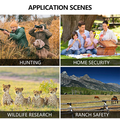 Camera săn bắn và theo dõi Bảng năng lượng mặt trời 4G Camera không dây KW897 với ăng-ten kép 100ft Night Range 36MP 2K Video ở 30fps