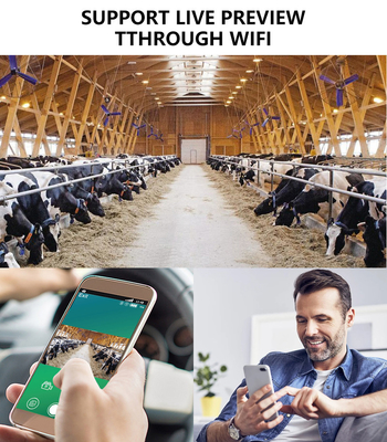 Camera theo dõi KW866 với kết nối WIFI tốc độ kích hoạt 0,25s chống nước IP67 lên đến 512GB Lưu trữ 32MP 4K ở tốc độ 30fps cho buck shot