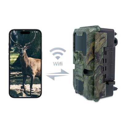 WIFI máy ảnh săn bắn KW866 chống nước IP67 OEM / ODM lên đến 512GB Cài lưu trữ thẻ nhớ SD 32MP máy ảnh động vật hoang dã 4K