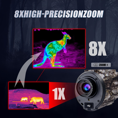 Giữ kết nối và ghi lại những cuộc phiêu lưu của bạn với hình ảnh nhiệt này Monocular với Wi-Fi AP và 4000mAh dung lượng pin