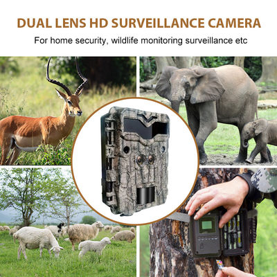 Máy ảnh săn bắn HD Keepguard ống kính kép 32MP Không phát sáng LED Trail Camera 1080P Tầm nhìn ban đêm Camera trò chơi săn bắn cho động vật hoang dã