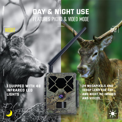 Camera săn bắn 4G điều khiển từ xa KW886 với khả năng quay video 1080p và tầm nhìn ban đêm 120ft