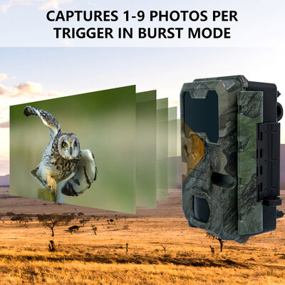 Camera săn LCD 2 inch có kích thước 110×97×66mm phù hợp cho việc quan sát động vật ngoài trời chuyên nghiệp