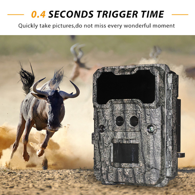 Bán chạy Máy ảnh động vật Fast Trigger Ống kính kép Hình ảnh và video Full HD CE FCC ROHS Máy ảnh đường mòn săn bắn