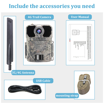 Camera ngoài trời Trail Camera bẫy trò chơi Camera săn bắn hồng ngoại Động vật hoang dã Camera video thiên nhiên