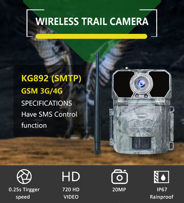 25m IR MMS GPRS Máy ảnh trò chơi di động SMTP không dây 4G động