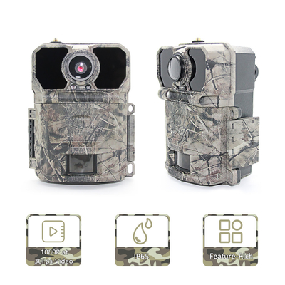Máy ảnh đường mòn ngoài trời GSM MMS Động vật hoang dã CMOS Camo 30MP 4G 1080P Máy ảnh săn bắn