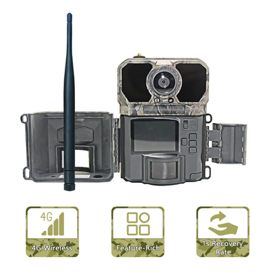 Màn hình LCD 4G Trail Camera có thể lập trình 940nm NO GLOW ICCID FTP SMTP MMS APP kiểm soát phụ kiện săn bắn