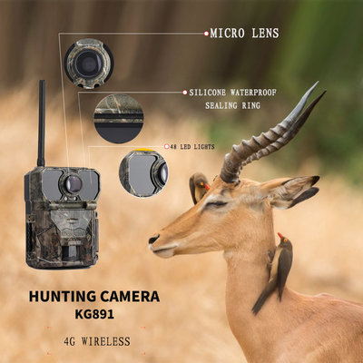 Máy ảnh đường mòn GPS tiêu cự cố định OEM 30MP 1080P Tầm nhìn ban đêm Ip67 0,25 giây