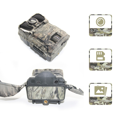 ỨNG DỤNG 30MP KHÔNG CÓ HÌNH ẢNH CELLULAR GPS TRAIL CAMERA MÀU CAMO