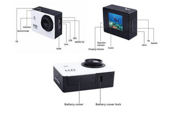 WiFi DV 1080P Máy quay phim hành động thể thao Full HD Lặn 30M Chống thấm nước