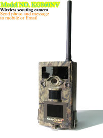Máy ảnh trinh sát không dây chống nước IP54 Phát hiện chuyển động với màn hình 2,4 inch