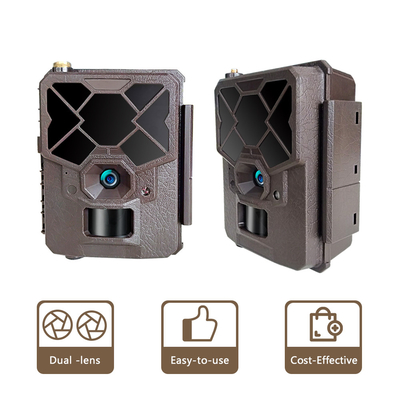 Ứng dụng máy ảnh đường mòn không dây 4G Điều khiển từ xa Máy ảnh săn bắn di động màn hình HD