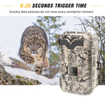 Máy ảnh săn bắn động vật hoang dã 30MP 1080P HD Không có đèn LED hồng ngoại phát sáng