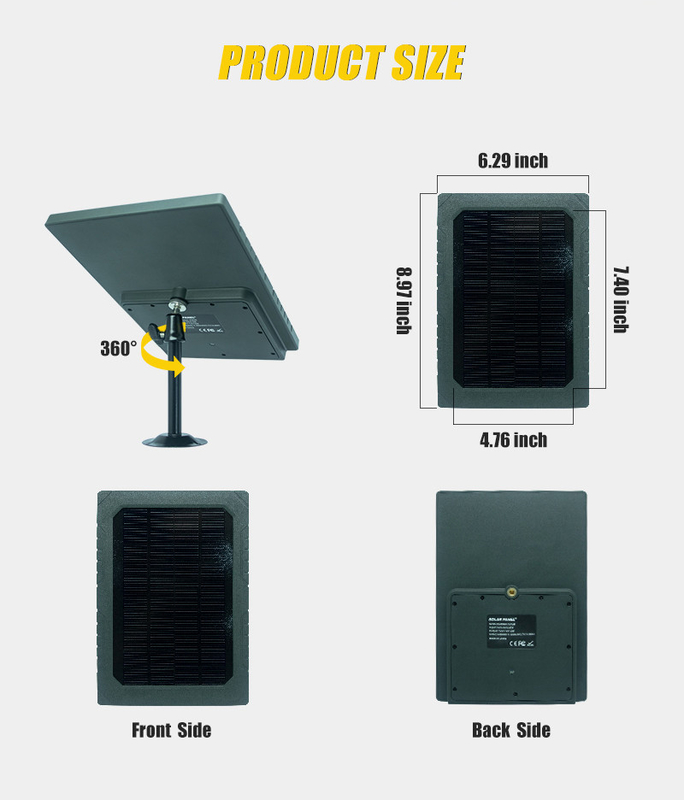 KS26 12W pin mặt trời nguồn bổ sung ABS25 vật liệu chống cháy IP67 kết nối đa giao diện chống nước
