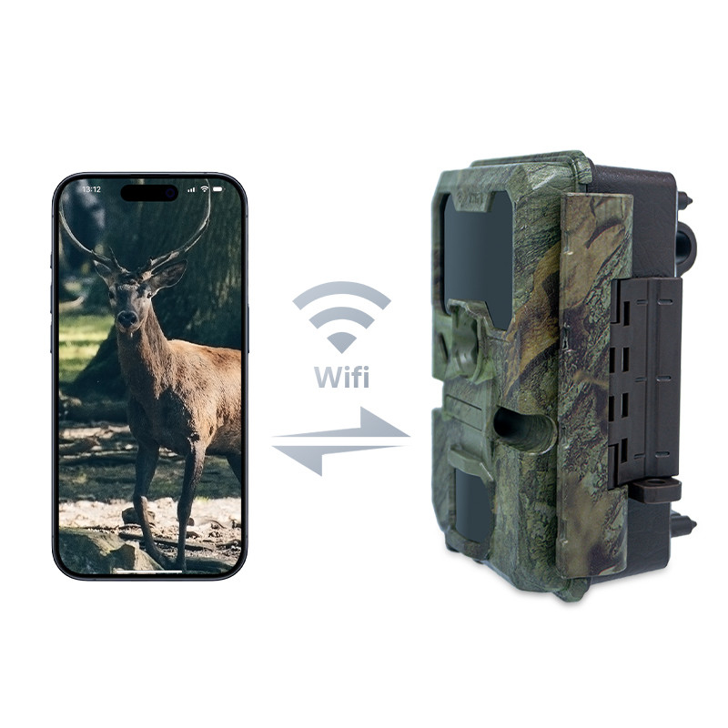 WIFI máy ảnh săn bắn KW866 chống nước IP67 OEM / ODM lên đến 512GB Cài lưu trữ thẻ nhớ SD 32MP máy ảnh động vật hoang dã 4K